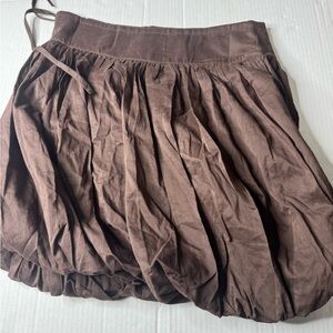 Modern Citizen Chocolate Ballon Skirt